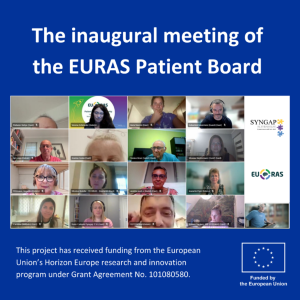 EURAS Patient Board Inaugural Meeting EURAS Patient Board Inaugural Meeting